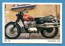 MOTO - Ed. Raf - Figurina/Sticker n. 66 - TRIUMPH 500 -Rec