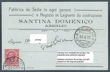 TORINO AZEGLIO 03 CANAVESE - FABBRICA SEDIE LEGNAME LEGNO Cartolina COMMERCIALE