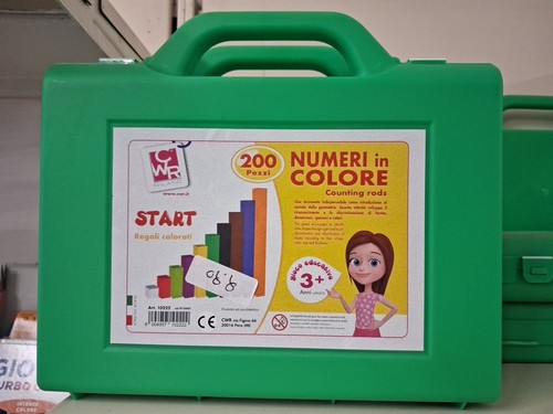 Regoli colorati valigetta - regoli,