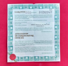ROLEX 15210 Warranty