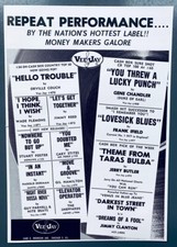 VEE JAY RECORDS 1962 POSTER