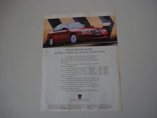 advertising Pubblicità 1995 ROVER 620 SDi
