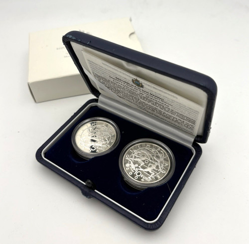 San marino dittico 10 - 10, euro