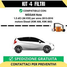 Kit 4 Filtri Tagliando per