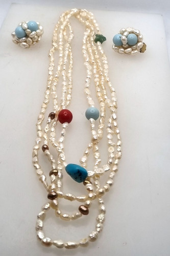 Perle fiume collana - ,