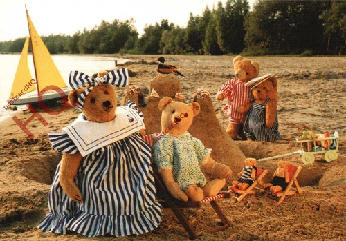 Picture postcard teddy bears - postcard_,