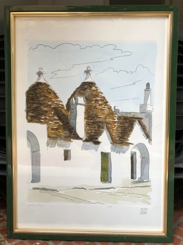 Litografia trulli con - litografia,