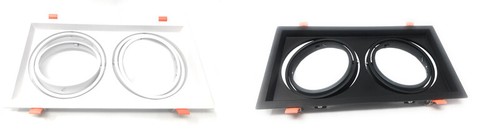 Incasso doppio faretto - , ar111