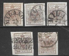 STAMPS - 1850/55 LOMBARDO