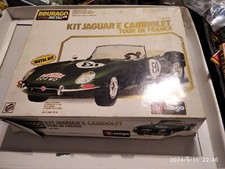 BURAGO- KIT 1/18- JAGUAR E CABRIOLET- KIT INIZIATO MA COMPLETO -