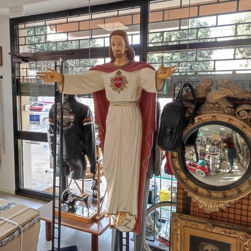 Statua sacro cuore gesù - statua,
