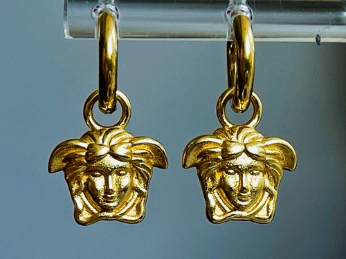 Versace earrings head - earrings,