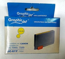 CARTUCCIA GC-61Y CANON BJC 7000/7100 GIALLO NUOVO COMPATIBILE