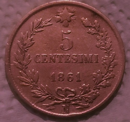 Molto rara centesimi 1861 - rara,