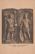 CARTOLINA  AOSTE TRESOR DE LA CATHEDRALE DIPTYQUE ROLIN EN IVOIRE NON VIAGGIATA