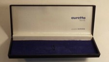 AURETTA LUSSO--CUSTODIA PER PENNA-VINTAGE-AURORA-SCATOLA-ASTUCCIO-RARE BOX--4+