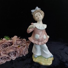 Lladro Style Girl Figurine
