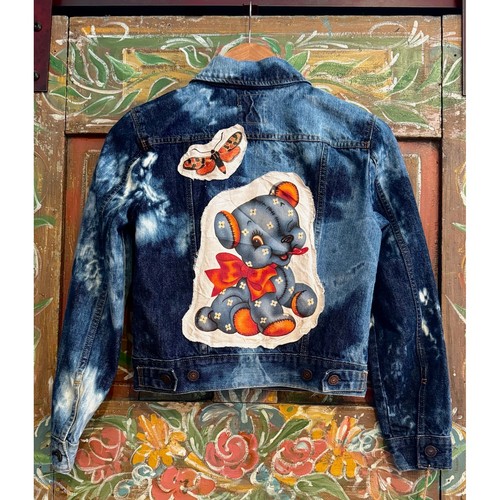 Giacca denim distressed - giacca, distressed|