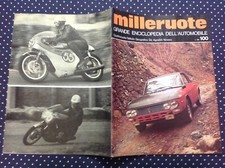 FASCICOLO MILLERUOTE ENCICLOPEDIA DELL'AUTOMOBILE QUATTRORUOTE/DE AGOSTINI 100