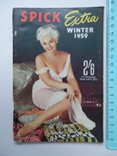 SPICK EXTRA vintage burlesque glamour man magazine rivista 1959 