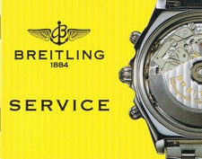 Breitling Chronomat Evolution libretto di servizio in tedesco 02/03 TEDESCO I068-1