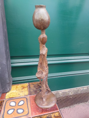 Statua bronzo bougeoir - in,