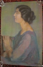 1910 circa pastello natura - pastello, di