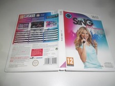 WII LET S SING 2016 CUSTODIA VUOTA BUONE CONDIZIONI ORIGINALE RARA
