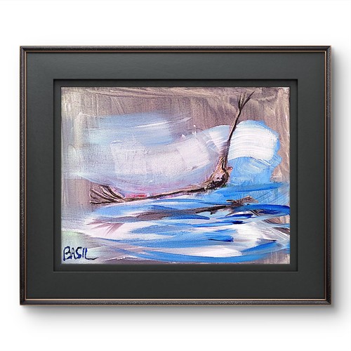 Quadro firmato acrilico pop