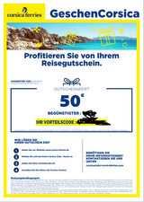 CorsicaFerries buono 50 euro