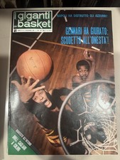 rivista I GIGANTI DEL BASKET 9 novembre 1969 gennari scudetto
