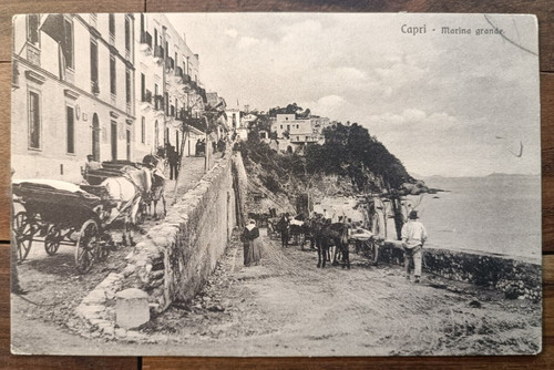 1903 capri con carrozze - capri,