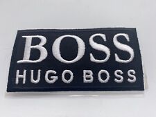 BOSS HUGO BOSS NUOVO RICAMO AZIENDA FERRO SU NOME TOPPA ETICHETTA