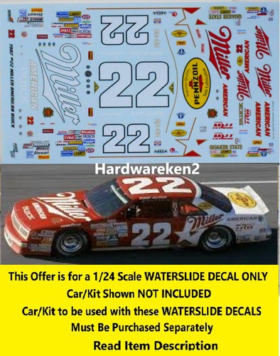 Decalcomania nascar miller - decalcomania,
