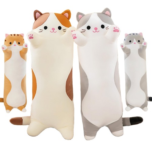 Gatto peluche cuscino lungo - cuscino,