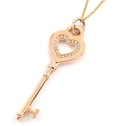 Collana chiave cuore tiffany - cuore, &