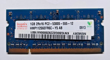 RAM DDR3L 1GB modulo di memoria RAM per laptop DDR2 PC2-5300S-555-12. 