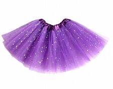 Gonna tutù viola scintillante