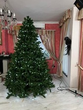 albero di natale 240 cm smontabile + luci 