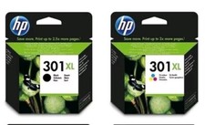 HP 301 XL NERO E COLORE. NUOVE, ORIGINALI 
