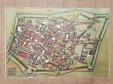 Pianta della città di Lucca