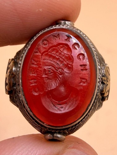 Anello sigillo busto - anello,