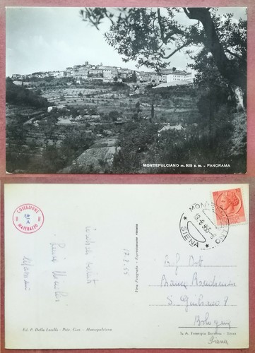 Montepulciano panorama 1955 - -,