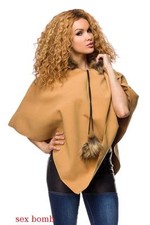 SEXY PONCHO CAMMELLO con