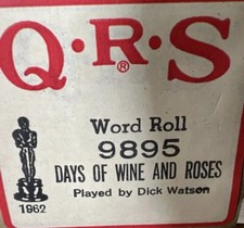 QRS Player Piano Word Roll
