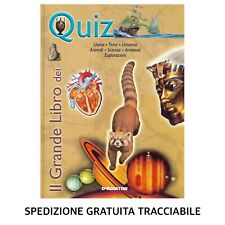 Idea Regalo Libro PER RAGAZZI IL GRANDE LIBRO DEI QUIZ  DE AGOSTINI Come Nuovo