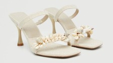 Sandali conchiglie con tacco