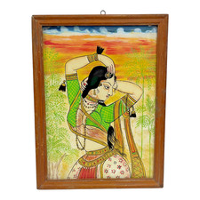 Antico dipinto vintage in