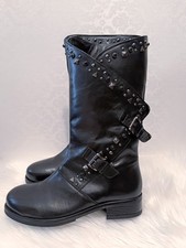 Stivali Neri in Pelle firmati