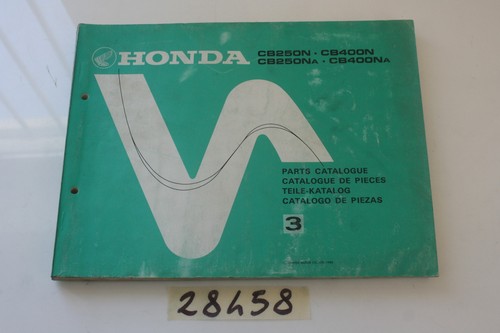 Honda cb250n cb400n catalogo - honda,